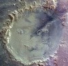 „Mosolygós” kráter a Marson