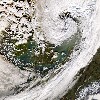 Pusztító ciklon Észak-Európában - Űrfelvétel az ELTE műholdvevő állomásáról