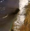 Füst Bejrút felett – Űrfelvétel az ELTE műholdvevő állomásáról