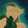 Dzserba szigete – Űrfelvétel az ELTE műholdvevő állomásáról