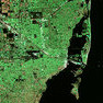 Florida radaros műholdképen
