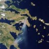 Görög erdőtüzek az űrből