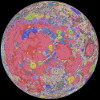 A Hold geológiai térképe