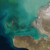 A Kaszpi-tó színei – Űrfelvétel az ELTE műholdvevő állomásáról