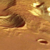 Különleges kőzetformáció a Marson