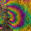 Radarkép a Napa-völgybéli földrengésről