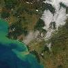 Ködös völgyek az Appenninekben – Űrfelvétel az ELTE műholdvevő állomásáról