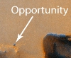 Az Opportunity – felülről!
