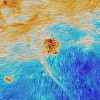 A Magellán-felhők a Planck-szonda képén