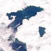 Hóförgetegben a Van-tó – űrfelvétel az ELTE műholdvevő állomásáról